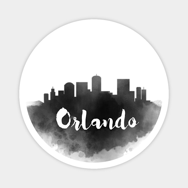 Orlando watercolor Magnet by kursatunsal